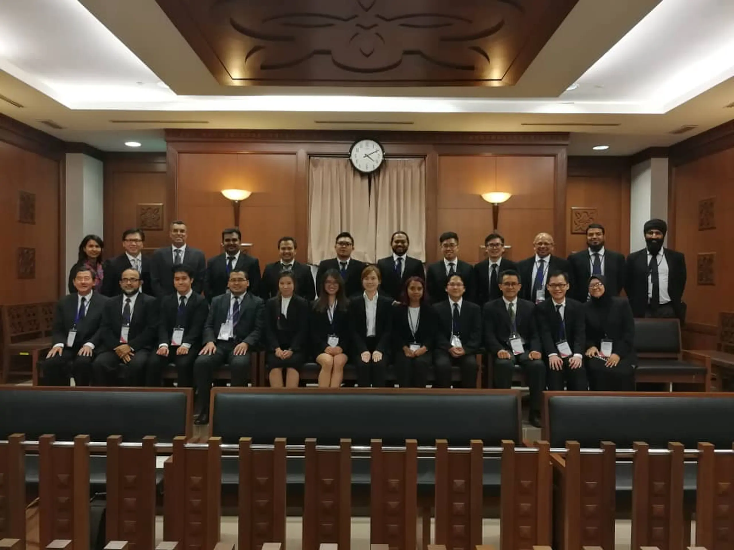 Siva Nada & Associates team at a firm event