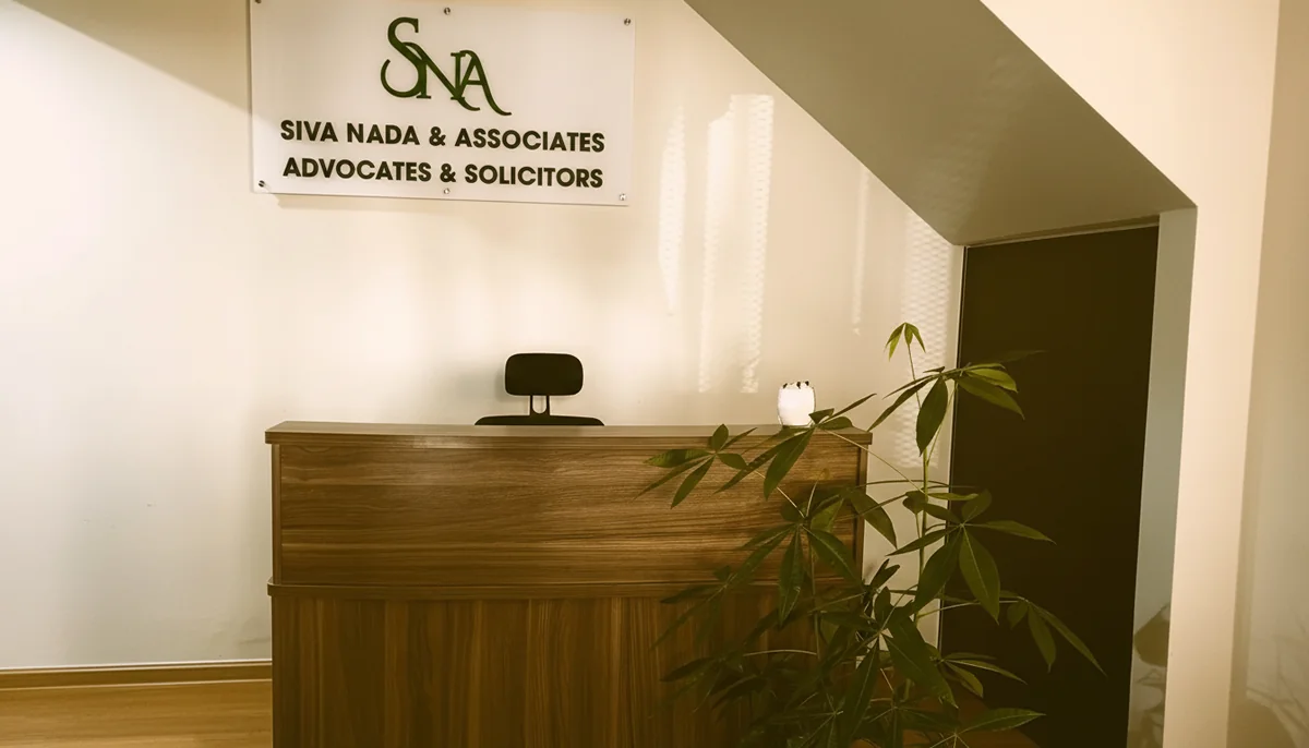 Entrance to Siva Nada & Associates law firm, Bangsar KL